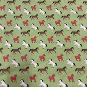 Horse print Polycotton