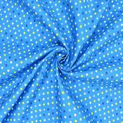 100% Cotton – Multicolour Polka Dot Blue image