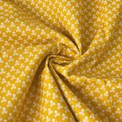 100% Cotton - Skull &amp; Crossbones Mustard image