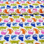 Digital Print 100% Cotton - Colourful Cats image