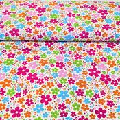 Digital Print 100% Cotton - Colourful Floral image