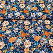 Digital Print 100% Cotton - Vintage Floral image