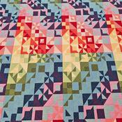 Geometric Patchwork Tapestry