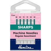 Hemline Sharps Machine Needles – Sizes 60/70/80, 6 Pack image