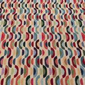 Multicolour Abstract Half-Circle Tapestry