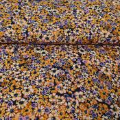 100% Viscose - Floral Lurex
