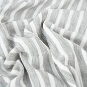 Sorrento Linen Mix - Grey Stripe
