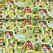 100% Cotton Print  - Farmyard