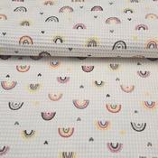 100% Cotton Waffle - Rainbow