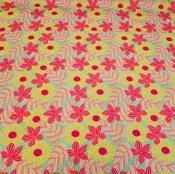Digital Print Polycotton - Retro Floral