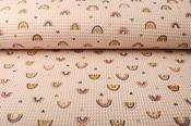 100% Cotton Waffle - Rainbow