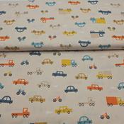 100% Cotton Print - Cars &amp; Trucks