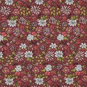 French Terry Cotton Jersey - Floral