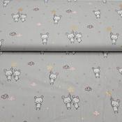 100% Cotton Print - Glitter Mouse