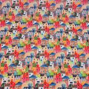 Digital Print Polycotton - Town Houses