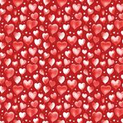 Digital Premium Polycotton - Hearts