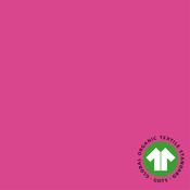 Plain Organic Cotton Jersey - Fuschia