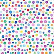 Digital Premium Polycotton - Colourful Spot