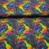 100% Cotton Print -Rainbow Current