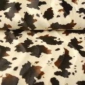 Velboa Faux Fur - Brown Cow Animal Print image