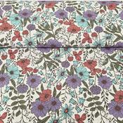 Digital Print 100% Cotton - Vintage Meadow Floral image