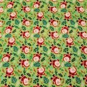 100% Cotton Digital Print - Christmas - Santa image