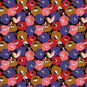 Birds &amp; Floral - Soft Sweat GOTS Organic Cotton Jersey image