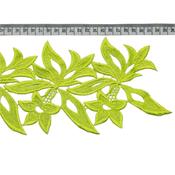 Heavy Embroidered Flower Trim (FL Yellow)