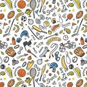 Sports Digital Cotton Print image