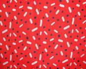 Water Resistant Coated Canvas - Dash &amp; Dot