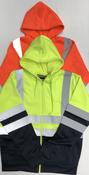 HI-VIS ZIP HOODIE