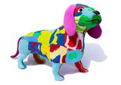 Sausage Dog Flip Flop Sculpture (Large)