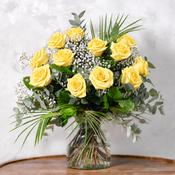 Dozen Yellow Roses image
