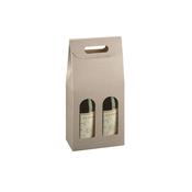 1700 - New York Cardboard Box - 2 Bottles Window