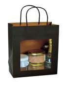 4228 - Black Paper Bag Square - Large