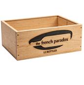 The French Paradox twelve-bottle wooden box