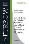 Difficult Times for Catholic Students in Second Level Schools? The voices of RE teachers image
