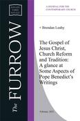 The Gospel of Jesus Christ, Church Reform and Tradition: A glance at Some Aspects of Pope Benedict’s Writings. image