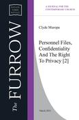 Personnel Files, Confidentiality and the Right to Privacy [2] image