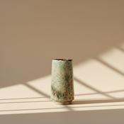 Campo Cream &amp; Green Ceramic Vase image