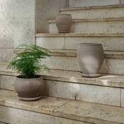 Delphi Raw Pot &amp; Saucer  - Bergs Potter image