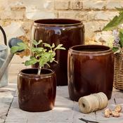 Saigon Brown Glazed Pot - Ib Laursen image