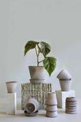 Julie Raw Pot &amp; Saucer - Bergs Potter