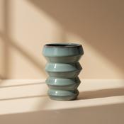 Malter Blue Glazed Ceramic Vase image