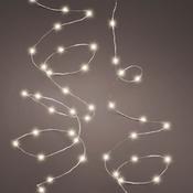 Battery Christmas Lights Micro LED Twinkle 100 LED - Warm White image