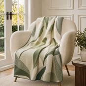 Forest Leaves Throw Blanket image