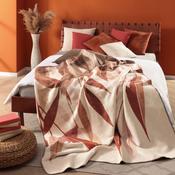 Ember Leaves Throw Blanket image