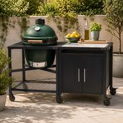 Big Green Egg Charcoal BBQ- Large Modular Nest &amp; Expansion Cabinet Bundle