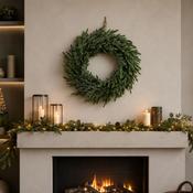 Christmas Indoor Wreath Glitter - 42cm