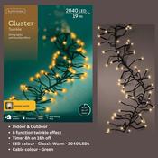 Christmas LED Cluster Lights Classic Warm 2040 LED image